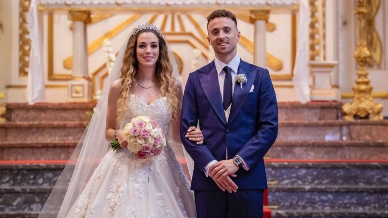 Diogo Jota se había casado hace 11 días con la madre de sus tres hijos