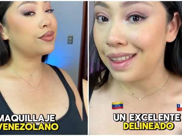 maquilladora comparando maquillaje de paises