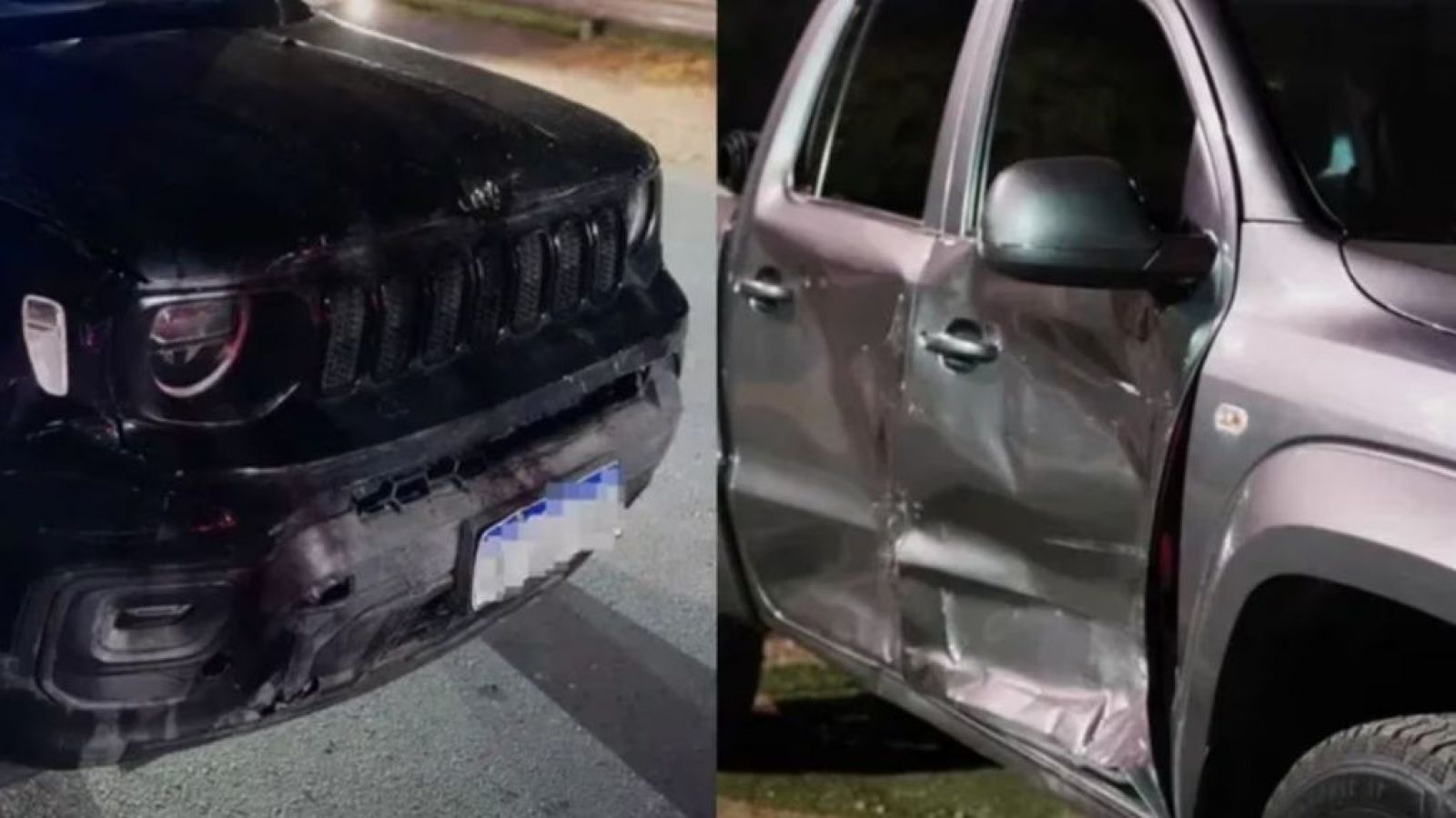 Una mujer destrozó y chocó camioneta de su pareja tras encontrarlo siendo infiel con su ex