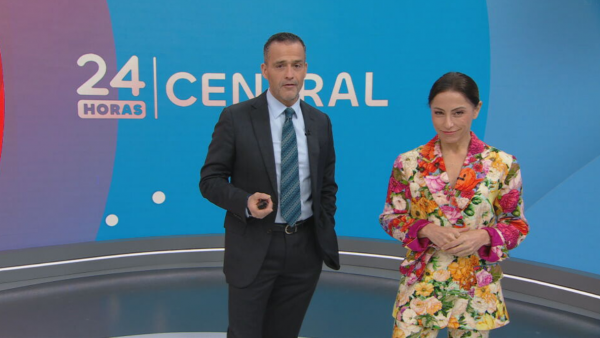 Iván Núñez y Constanza María en 24 Horas Central