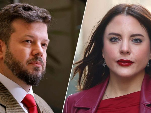 Johannes Kaiser y Camila Musante