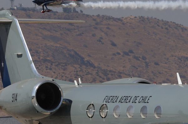 Imagen referencial de un avión de la Fuerza Aérea de Chile