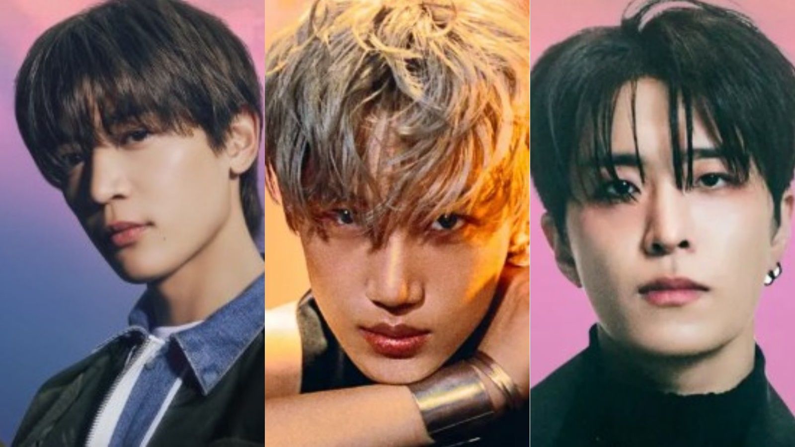 Tres artistas de K-Pop
