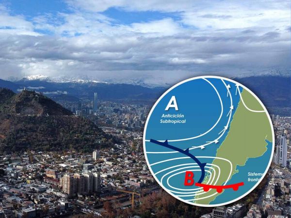 Santiago y anticiclón