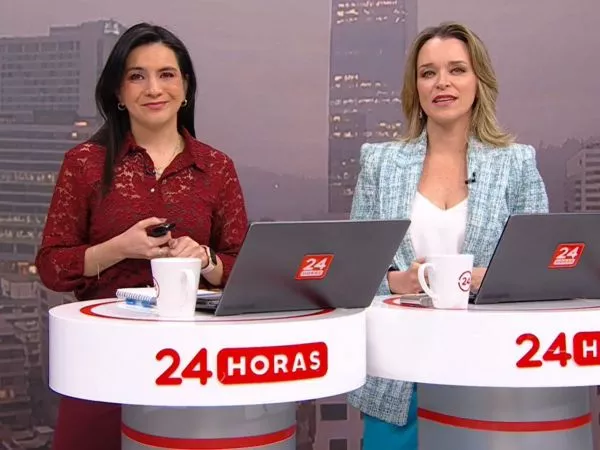 Valentina Reyes y Carla Zunino en 24 Horas Tu Mañana.
