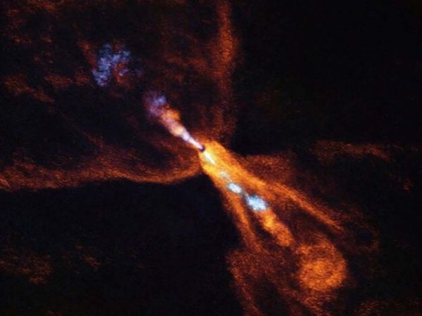 Telescopio ALMA en Chile capta disco protoplanetario en formación alrededor de la estrella HOPS-315.