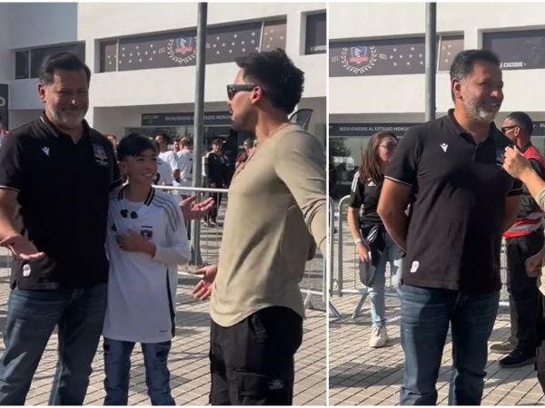 Pedro Ruminot en Estadio Monumental.