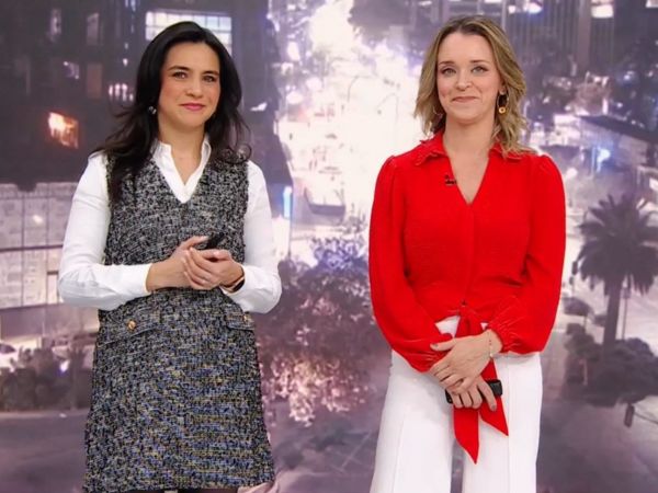 Valentina Reyes y Carla Zunino en 24 Horas Tu Mañana.