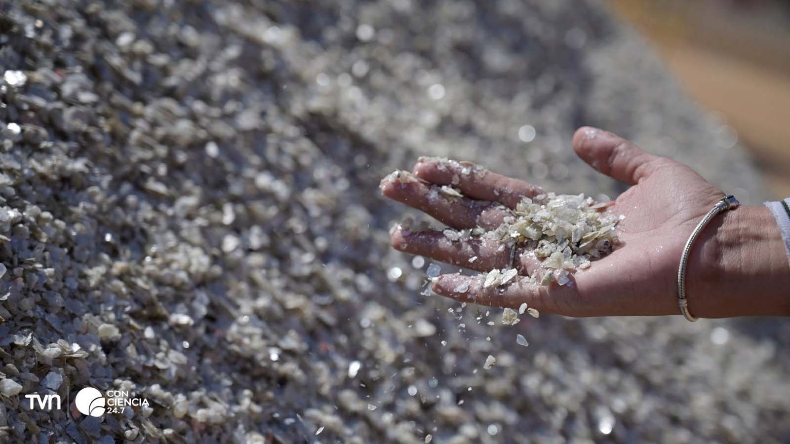 Mineral crítico en escazes.
