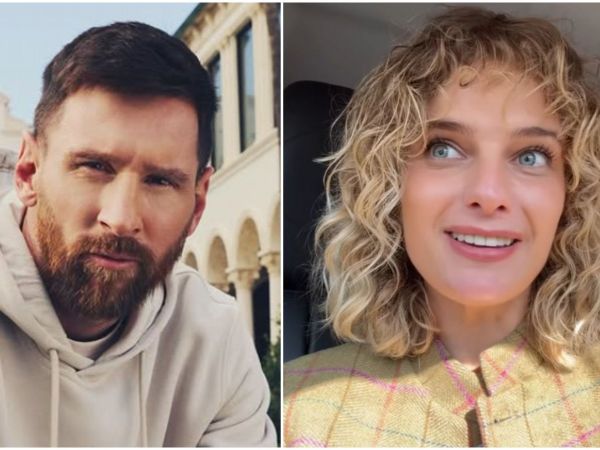 Josefina Montané y Lionel Messi