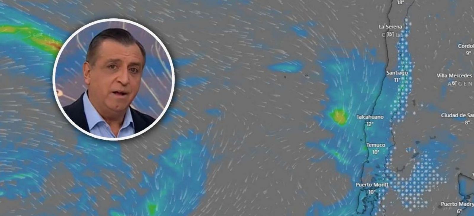 Iván Torres y posibles lluvias en Santiago