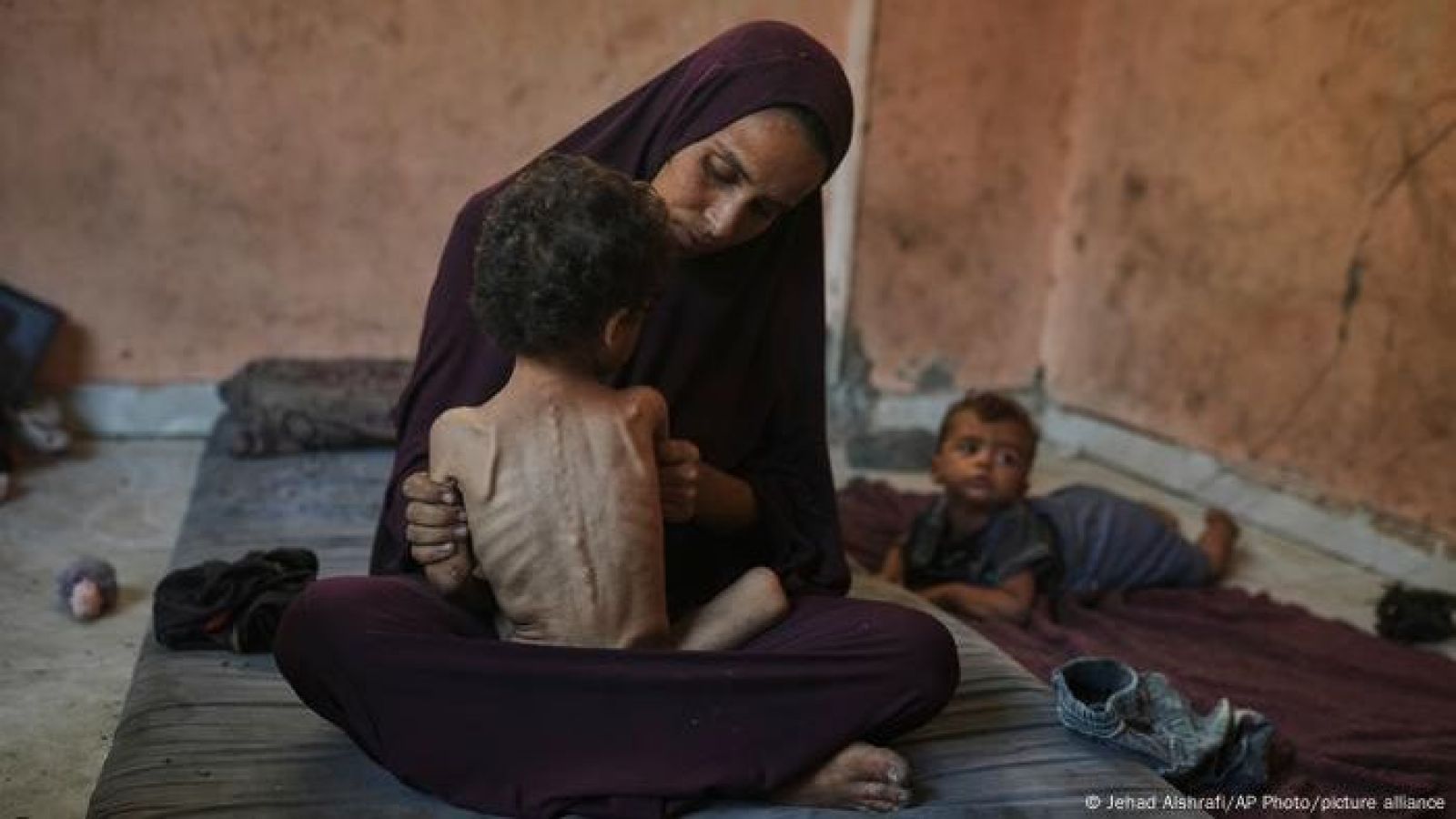 Familia en Franja de Gaza