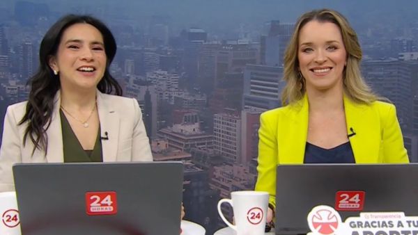 Valentina Reyes y Carla Zunino en 24 Horas Tu Mañana.