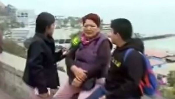 Abuela en televisión peruana