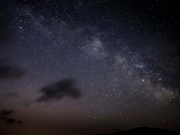 Lluvia de meteoritos delta acuáridas.