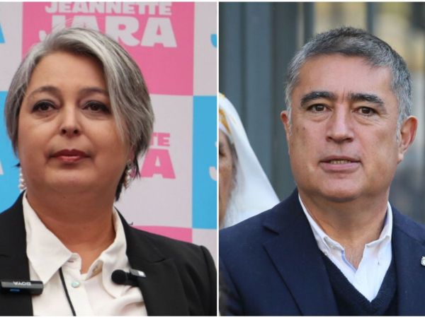 Jeannette Jara y Mario Desbordes