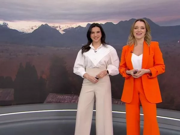 Valentina Reyes y Carla Zunino en 24 Horas Tu Mañana.