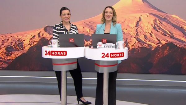 Valentina Reyes y Carla Zunino en 24 Horas Tu Mañana.