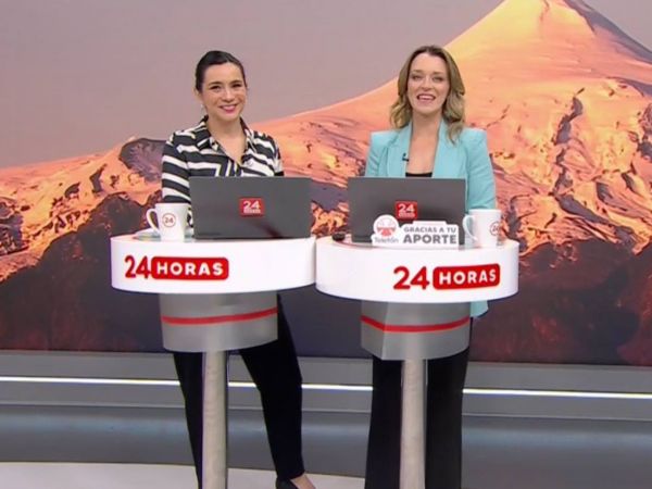 Valentina Reyes y Carla Zunino en 24 Horas Tu Mañana.
