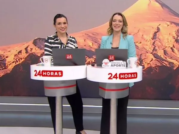 Valentina Reyes y Carla Zunino en 24 Horas Tu Mañana.