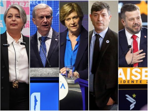 Jara, Kast, Matthei, Parisi, Kaiser