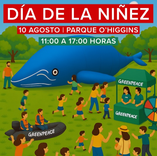 Greenpeace y ballenas gigantes