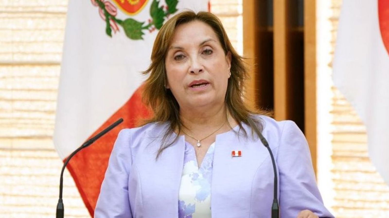 Dina Boluarte, presidenta del Perú