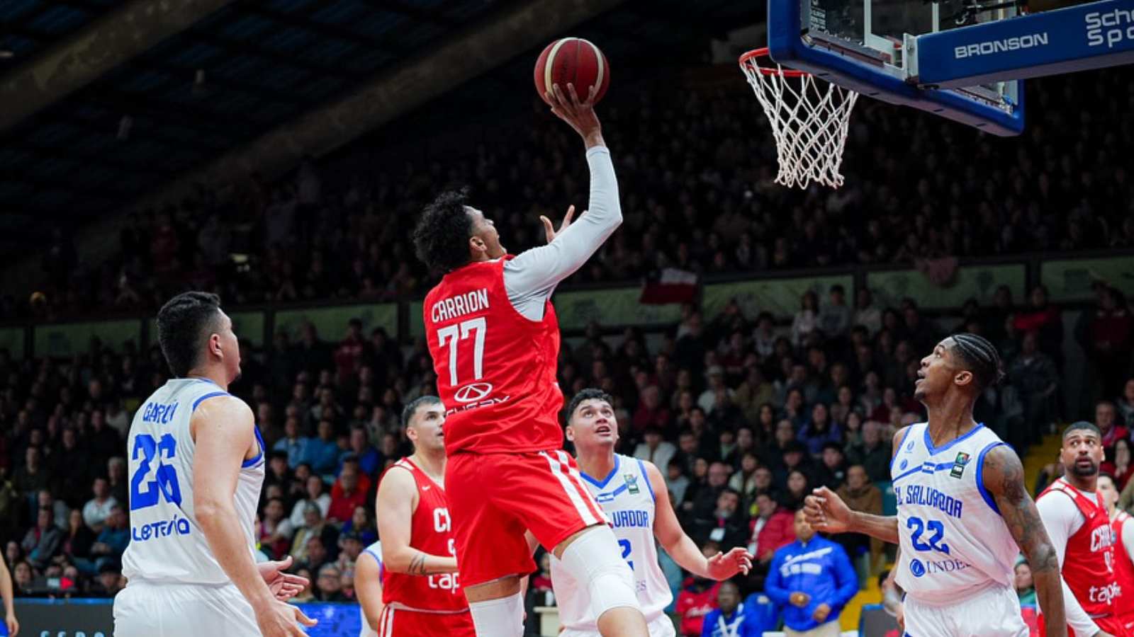 Chile frente El Salvador por el preclasificatorio al Mundial de basketball