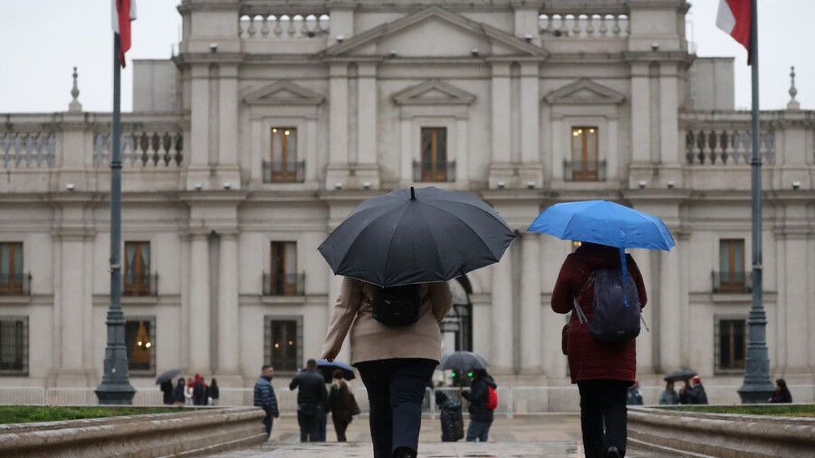 Lluvia en Santiago