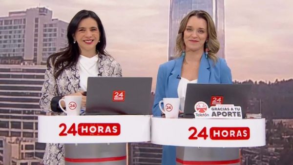 Valentina Reyes y Carla Zunino en 24 Horas Tu Mañana.