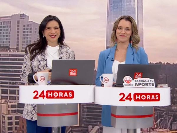 Valentina Reyes y Carla Zunino en 24 Horas Tu Mañana.