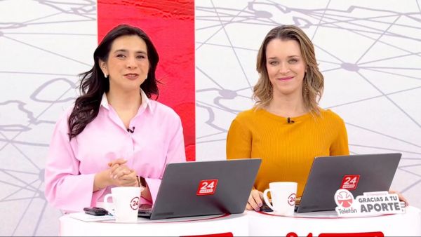 Valentina Reyes y Carla Zunino en 24 Horas Tu Mañana.