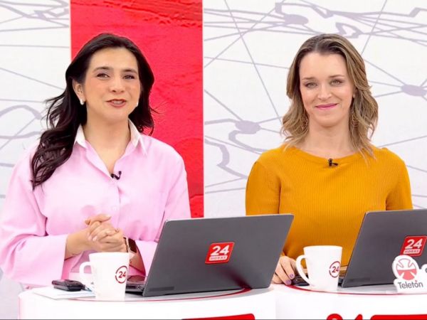 Valentina Reyes y Carla Zunino en 24 Horas Tu Mañana.