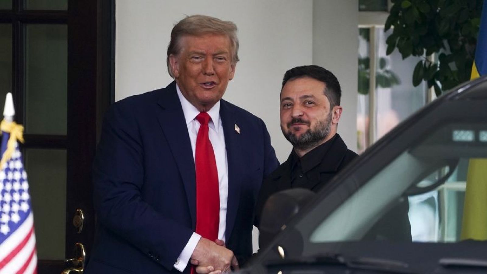 Donald Trump y Volodimir Zelenski