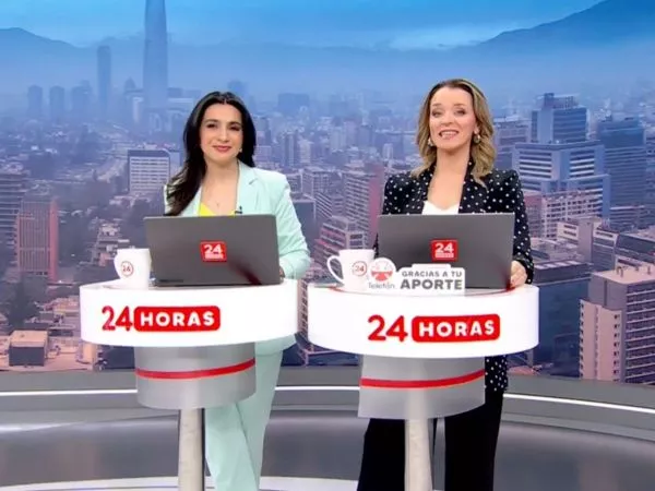 Valentina Reyes y Carla Zunino en 24 Horas Tu Mañana.
