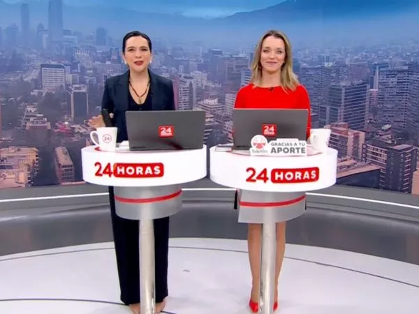 Valentina Reyes y Carla Zunino en 24 Horas Tu Mañana.