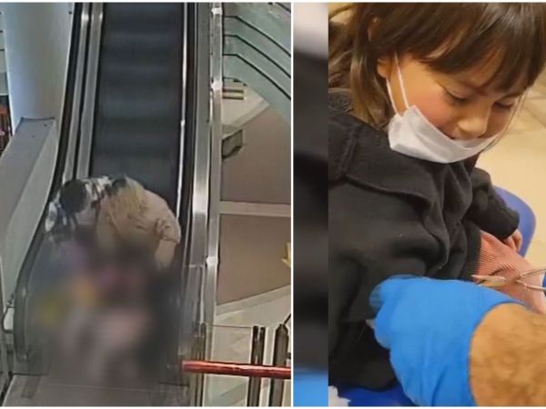 Niña sufre accidente en mall de Viña del Mar