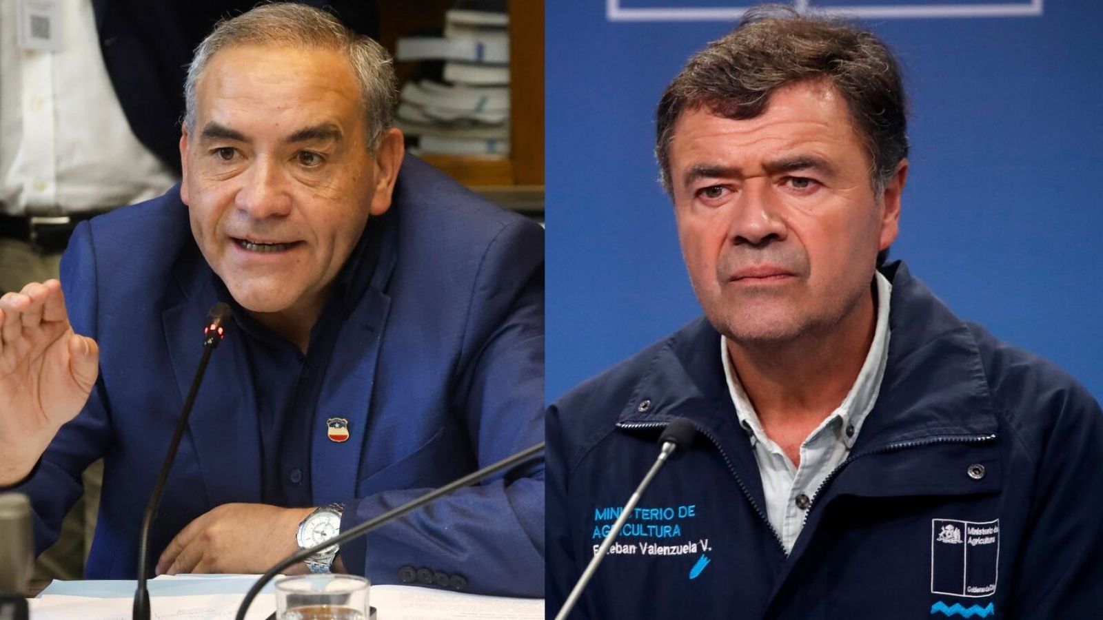 Fidel Espinoza y Esteban Valenzuela