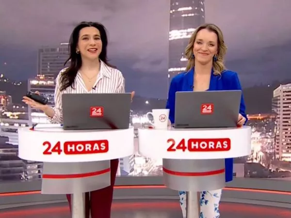 Valentina Reyes y Carla Zunino en 24 Horas Tu Mañana.