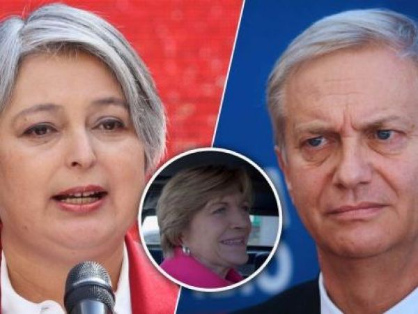 Evelyn Matthei, Jeannette Jara y José Antonio Kasta