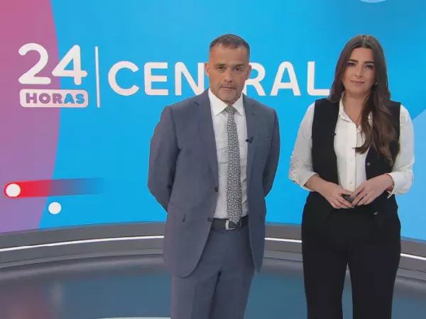 Iván Núñez y Josefa Bustos en 24 Horas Central