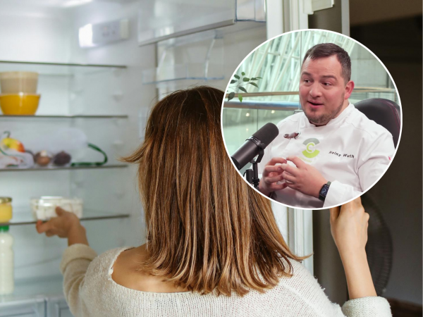 ¿Refrigerar comida caliente?