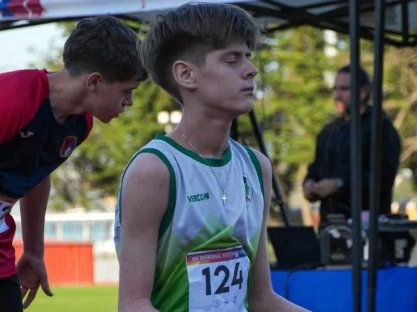 Francisco Lara compitiendo