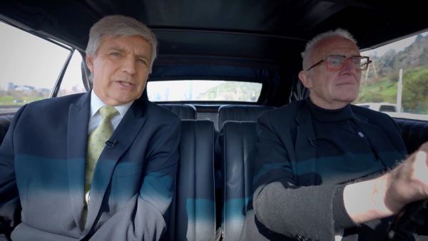 Harold Mayne-Nicholls y Pedro Carcuro