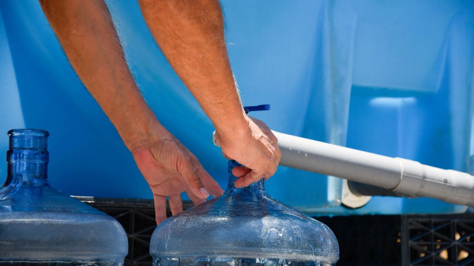 Corte de agua en Santiago