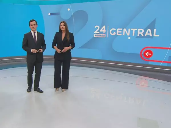 Josefa Bustos y Andrés Vial en 24 Horas Central