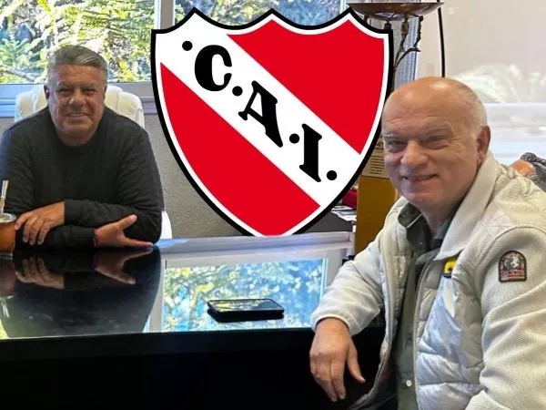 Claudio 'Chiqui' Tapia y Néstor Grindetti
