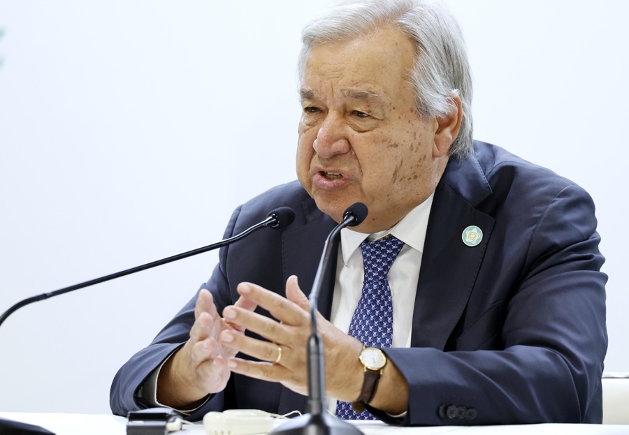 Secretario general de las Naciones Unidas, António Guterres.