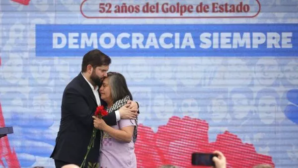 Presidente Boric en acto por los 52 años del Golpe de Estado