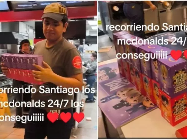 Madre compra toda la colección de muñecos de BTS en McDonald´s